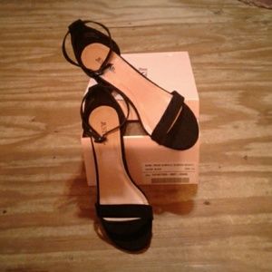 NWOT Black dress sandals